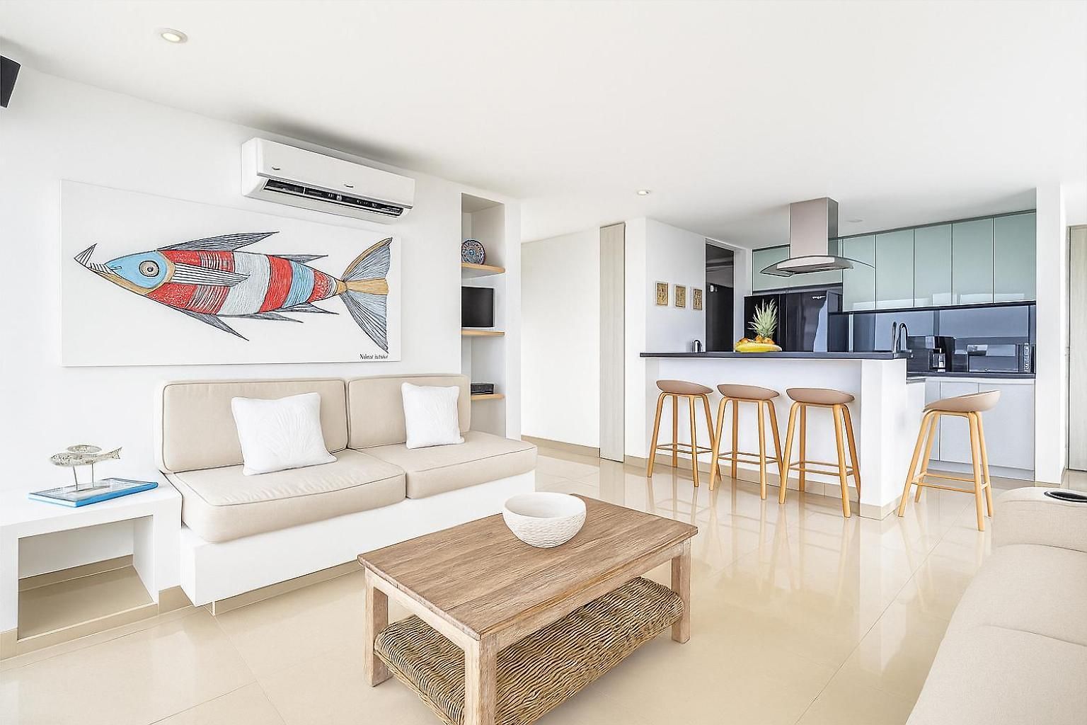 Extraordinario!! Salida Directa Playa Morros Apartamento Cartagena
